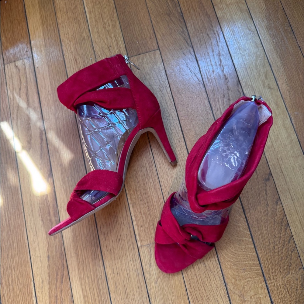 Elegant Red Women's Heels